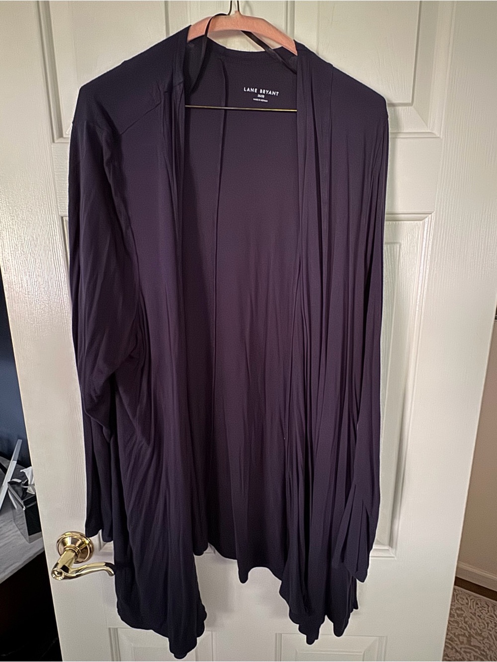 Lane Bryant Navy Open Front Cardigan